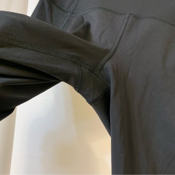 Lululemon Wunder Under High-Rise Tight 25" Chiffon Mesh Black Size 8 - Picture 4 of 8